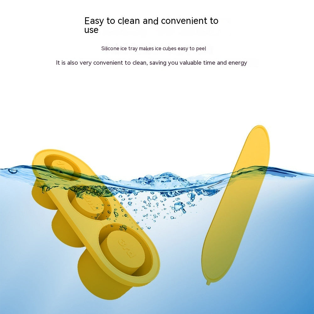 Molde de Hielo Cilíndrico de Silicona | Cubitos Perfectos para Botellas y Termos